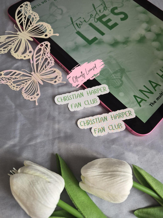 ANA HUANG™ Officially Licensed Merch - Christian Harper Fan Club Sticker image 0