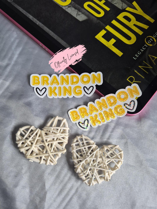 God Of Fury - Brandon King Sticker image 0