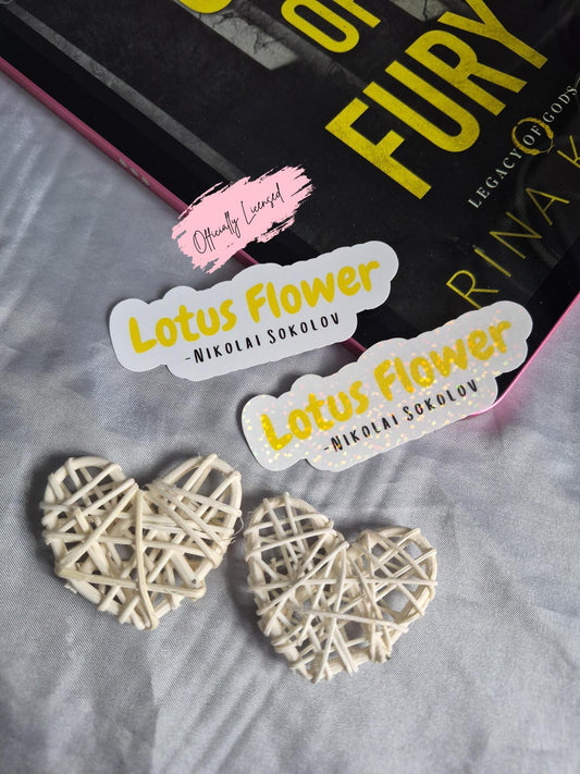 God Of Fury - Lotus Flower Sticker image 0