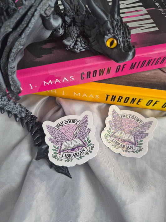 Fae Court Librarian Sticker image 0