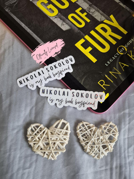 God Of Fury - Nikolai Sokolov Is My Book Boyfriend Sticker image 0