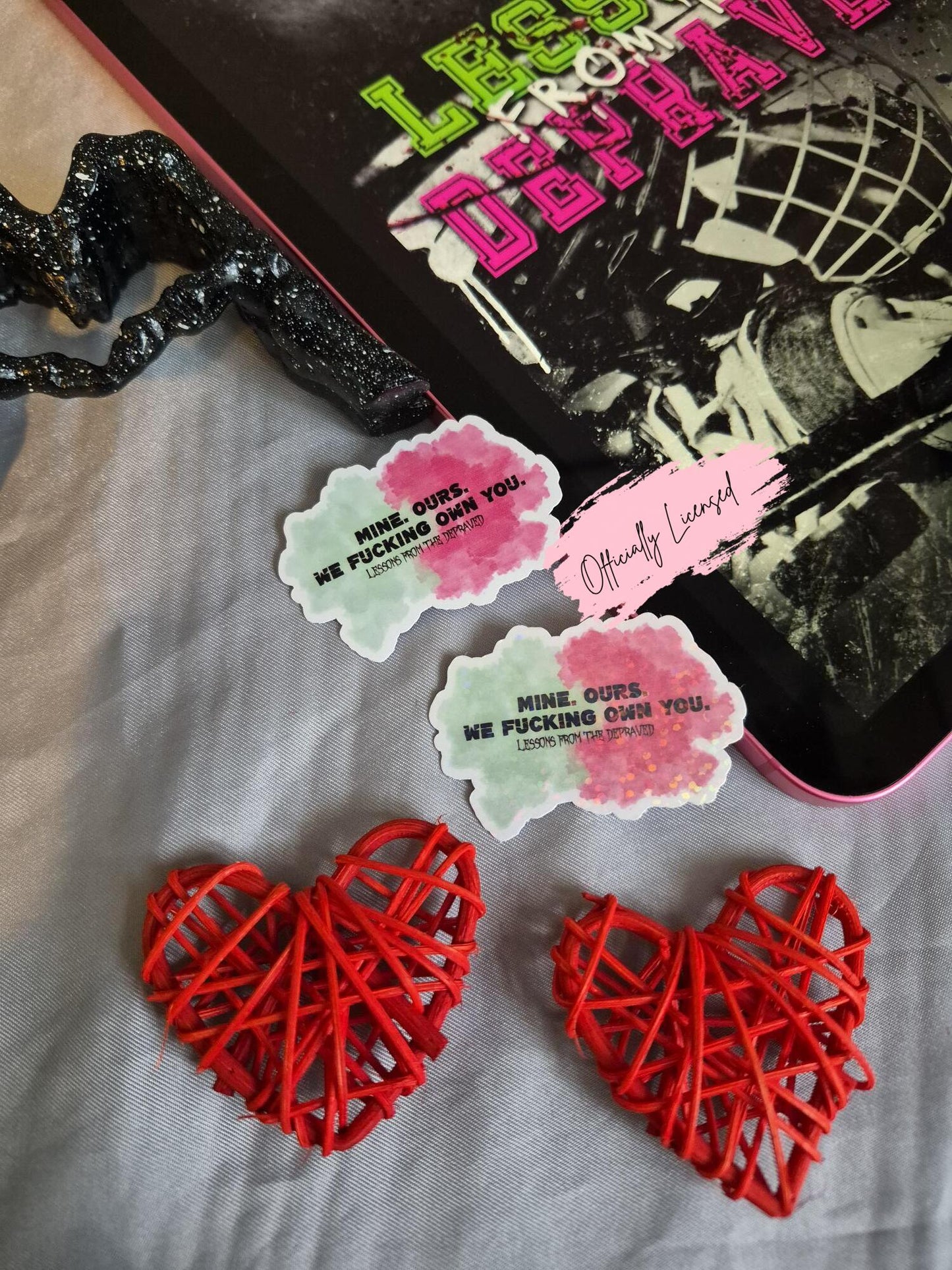 Lessons From The Depraved - Mine Ours Sticker image 0