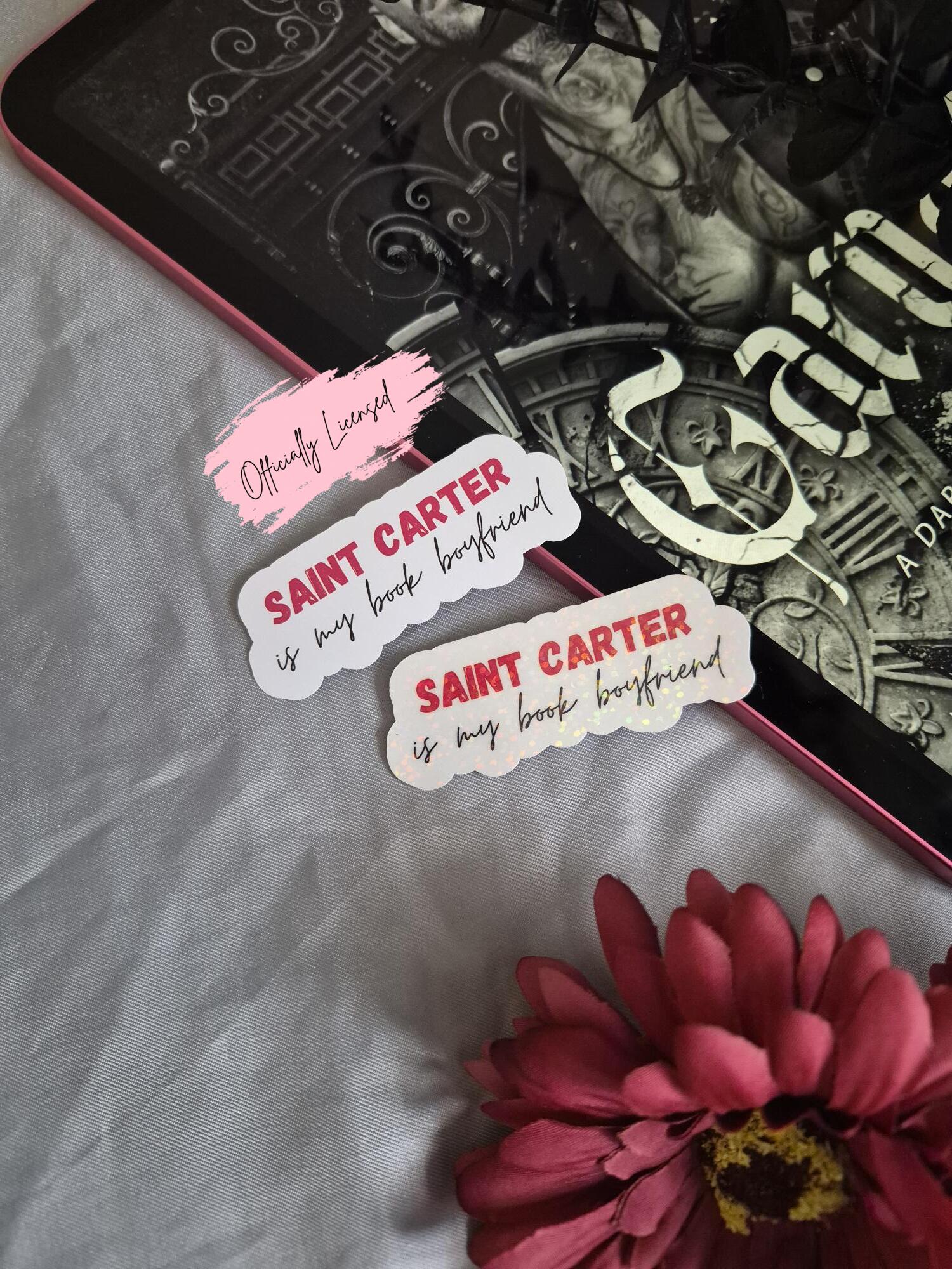 Carnage - Saint Carter Is My Book Boyfriend Sticker image 0