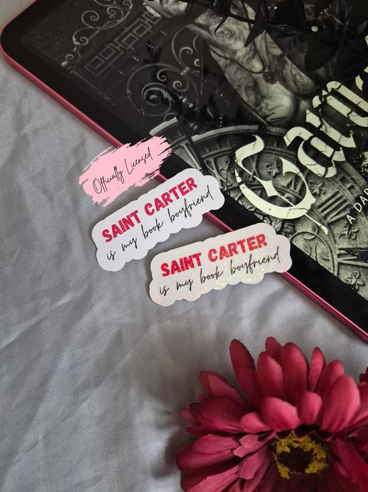 Carnage - Saint Carter Is My Book Boyfriend Sticker image 0