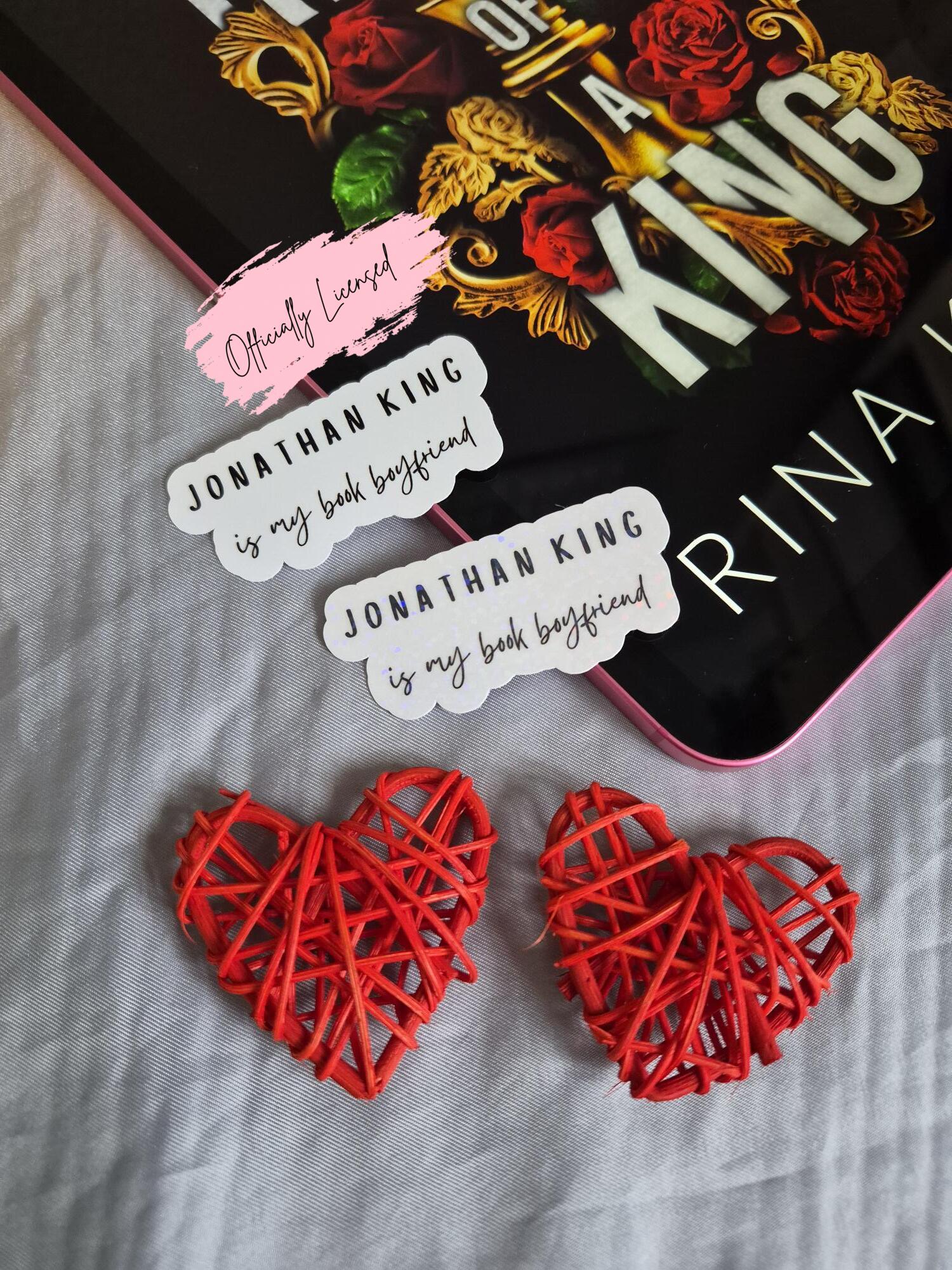 Kingdom Duet - Jonathan King Is My Book Boyfriend Sticker image 0