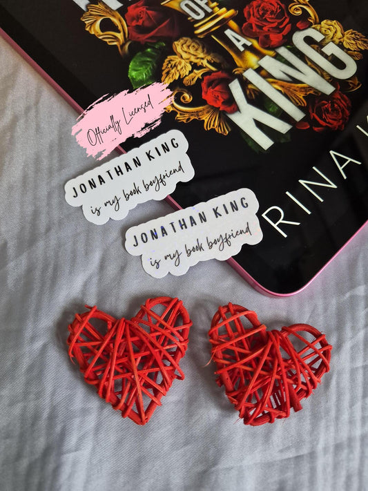 Kingdom Duet - Jonathan King Is My Book Boyfriend Sticker image 0