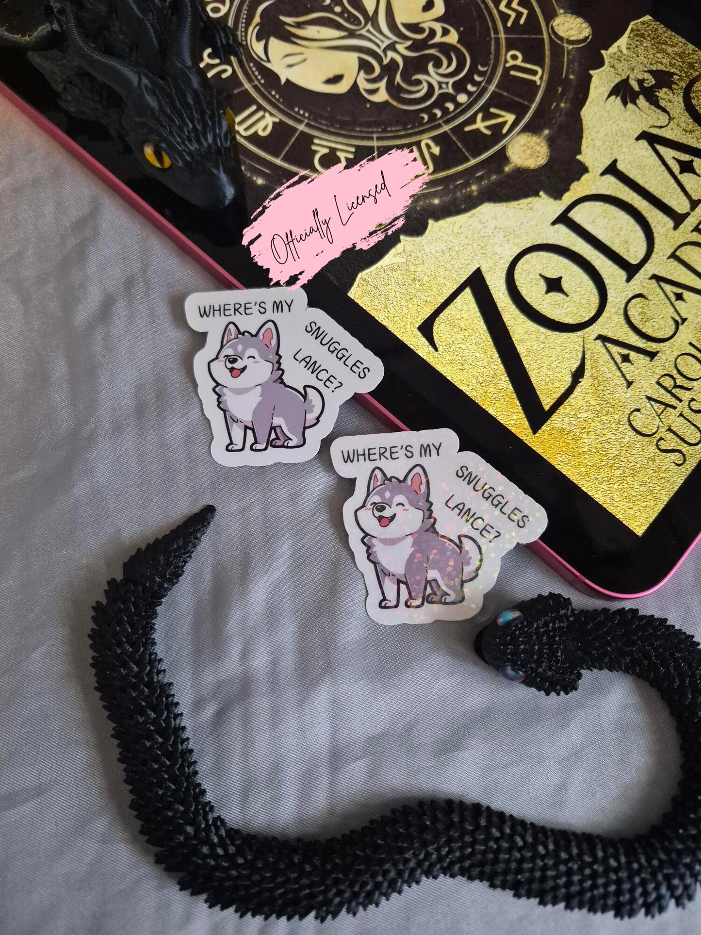 Zodiac Academy - Where's My Snuggles Lance Sticker image 0