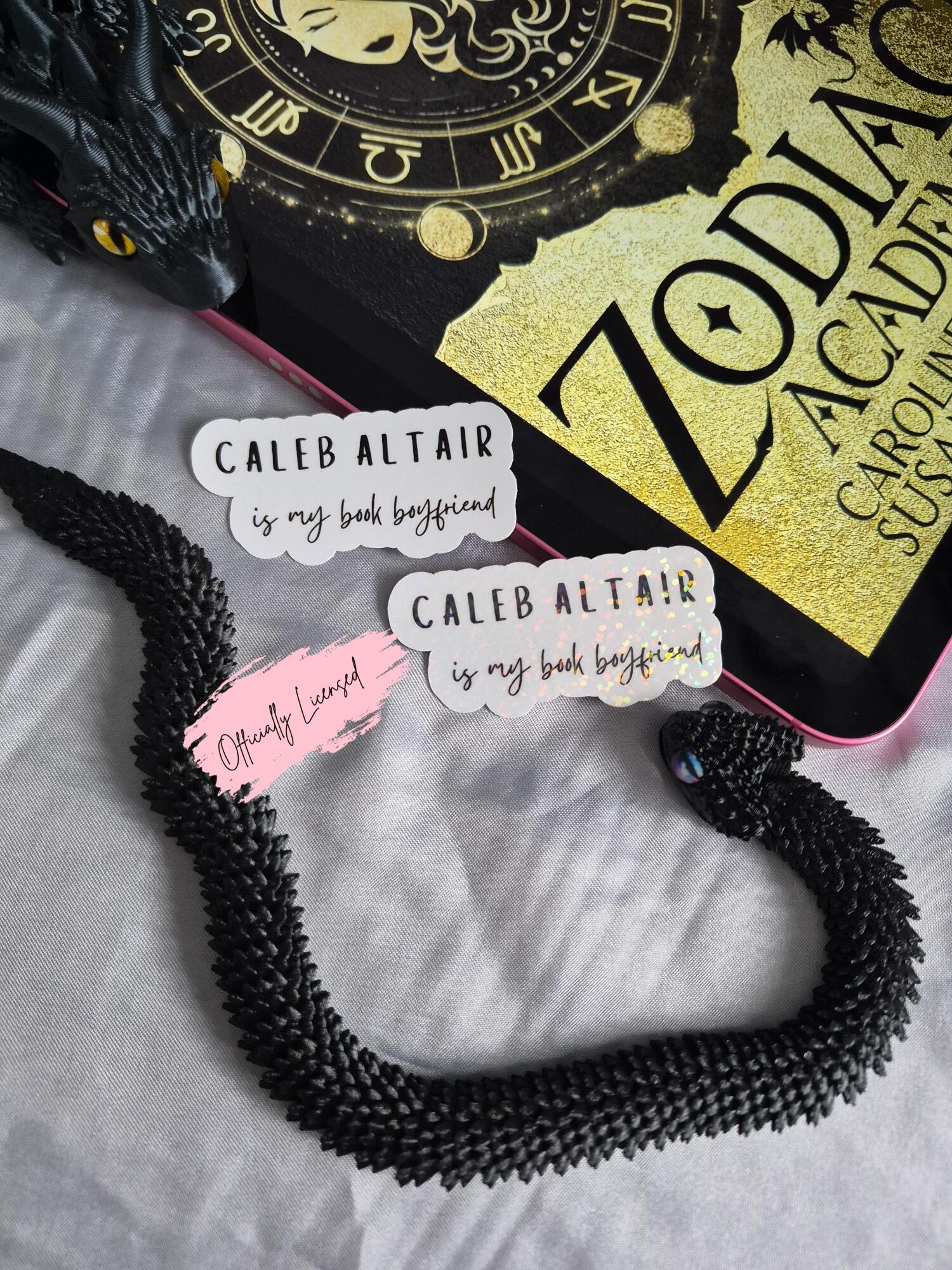 Zodiac Academy - Caleb Altair Is My Book Boyfriend Sticker image 0