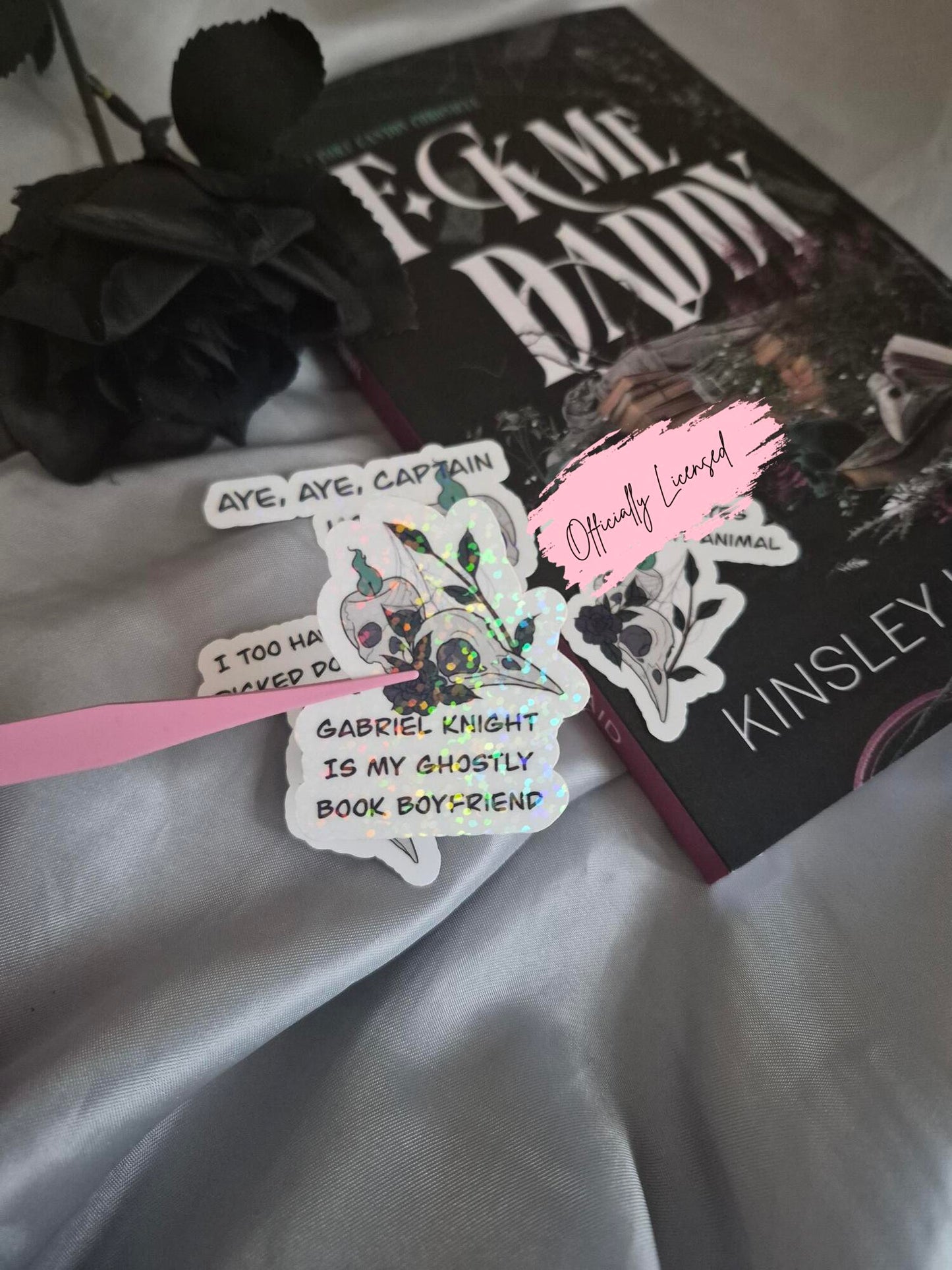 Fck Me Daddy - Gabriel Knight Is My Ghostly Book Boyfriend Sticker image 0