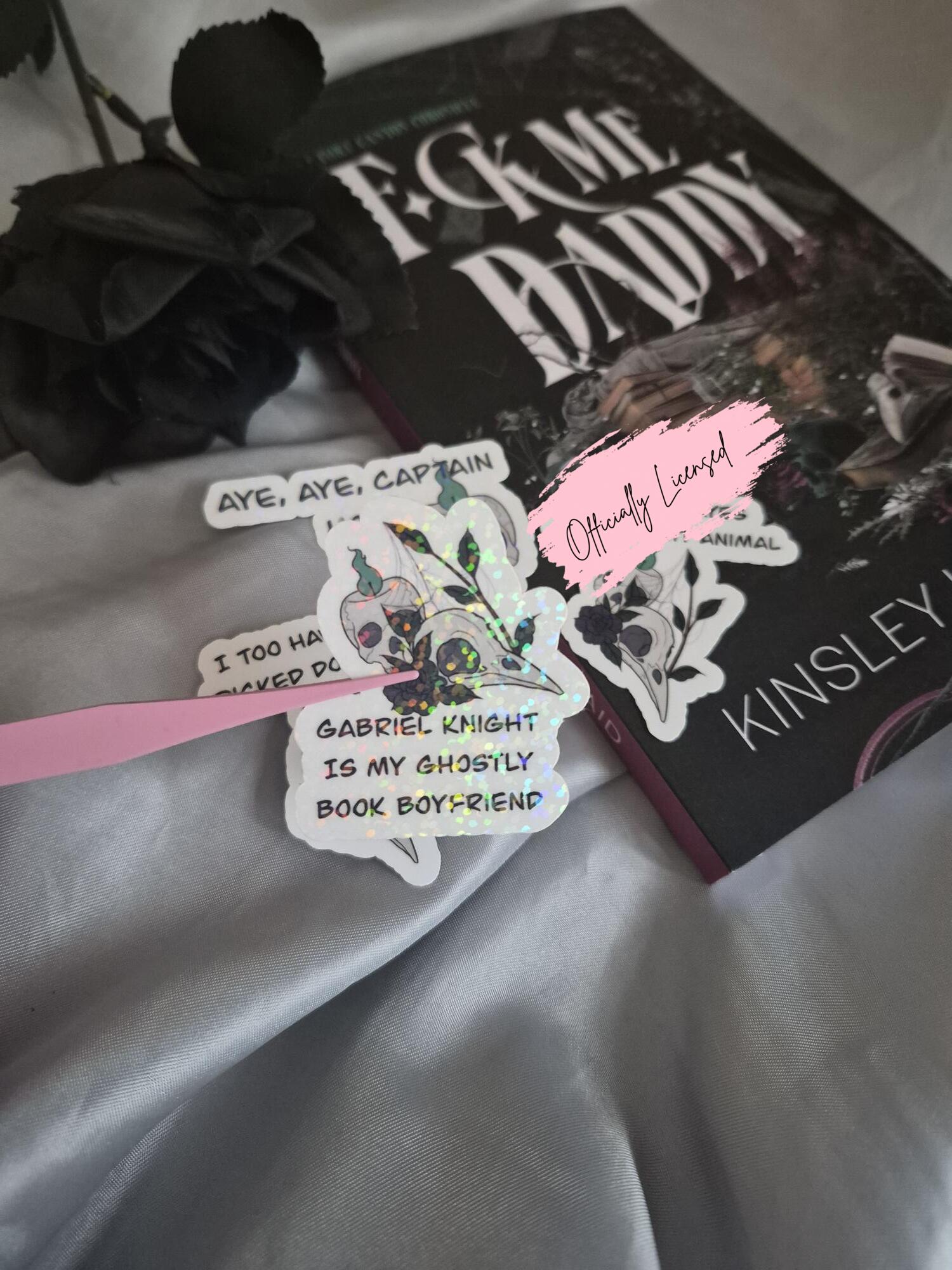 Fck Me Daddy - Gabriel Knight Is My Ghostly Book Boyfriend Sticker image 0
