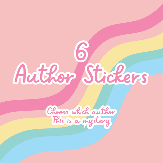 6 Author Stickers