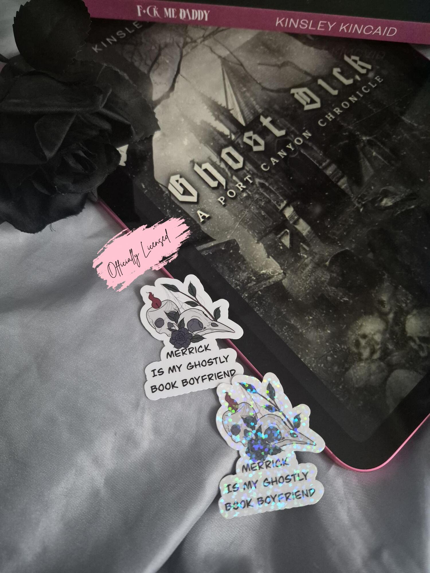 Ghost Dick - Merrick Is My Ghostly Book Boyfriend Sticker image 0