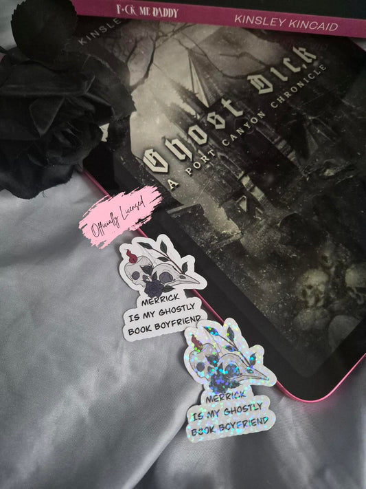 Ghost Dick - Merrick Is My Ghostly Book Boyfriend Sticker image 0