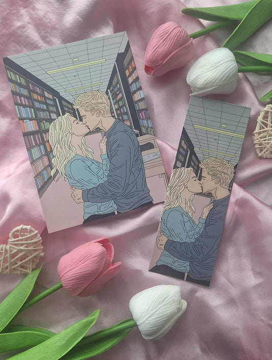 Hugh and Lizzie Print and Bookmark image 0
