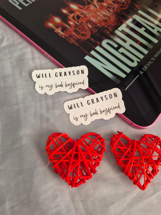 Will Grayson Is My Book Boyfriend Sticker image 0