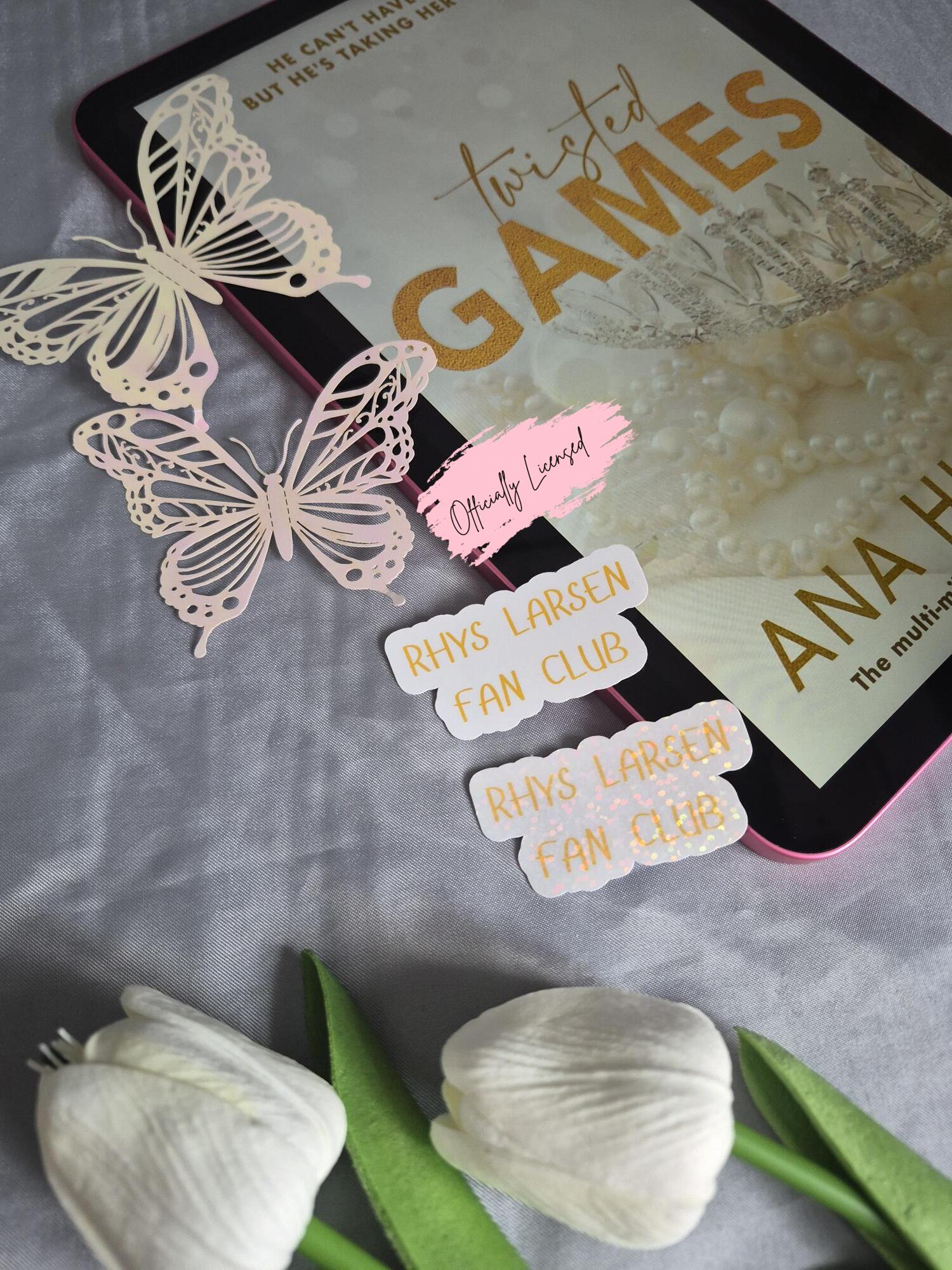 ANA HUANG™ Officially Licensed Merch - Rhys Larsen Fan Club Sticker image 0