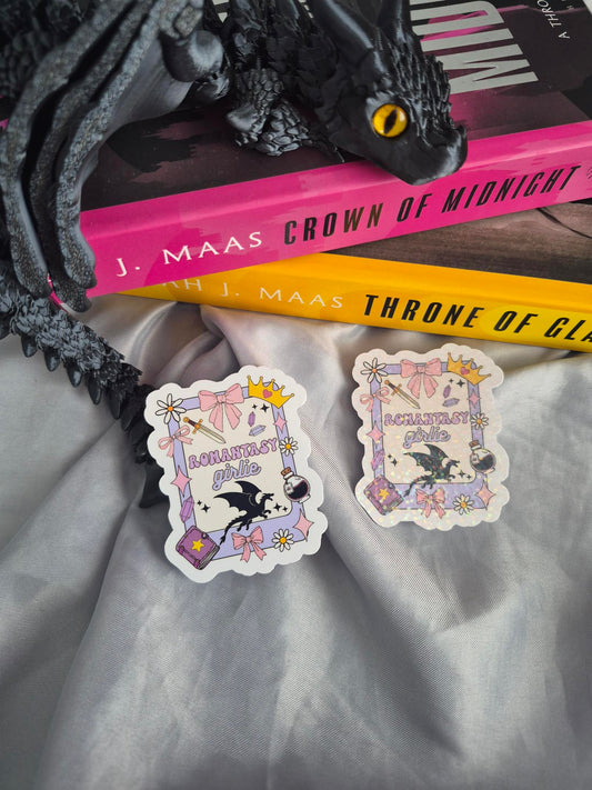 Romantasy Girlie Sticker image 0