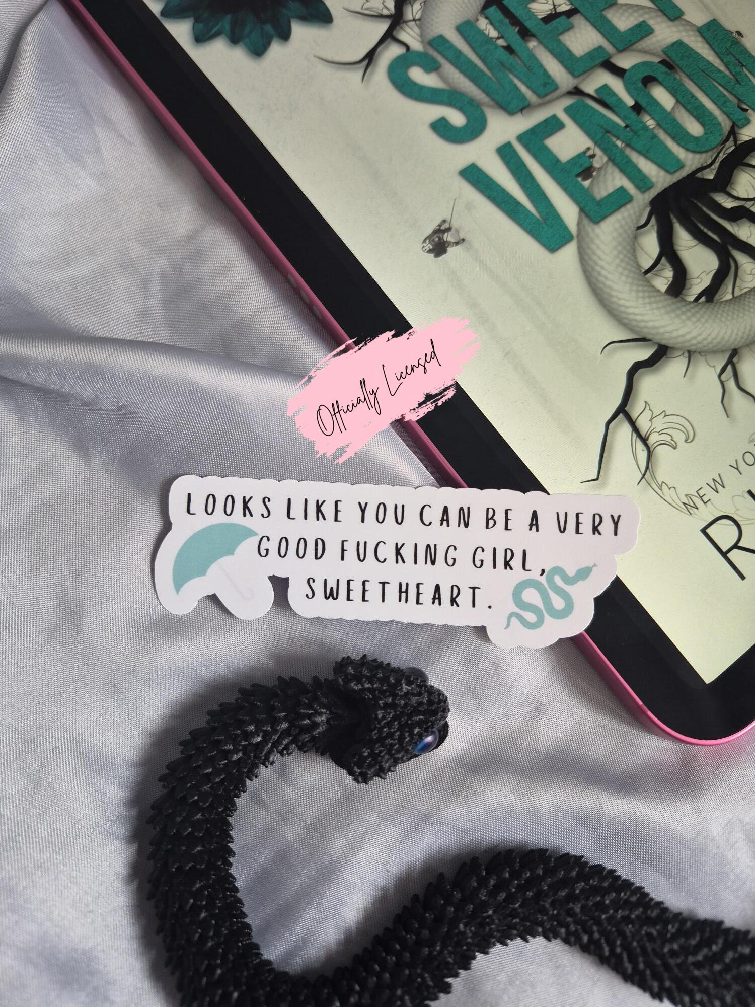 Sweet Venom Quote Sticker image 0