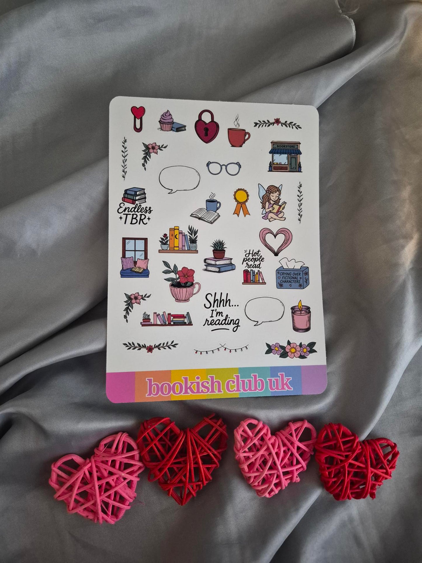Bookish Sticker Sheet image 0