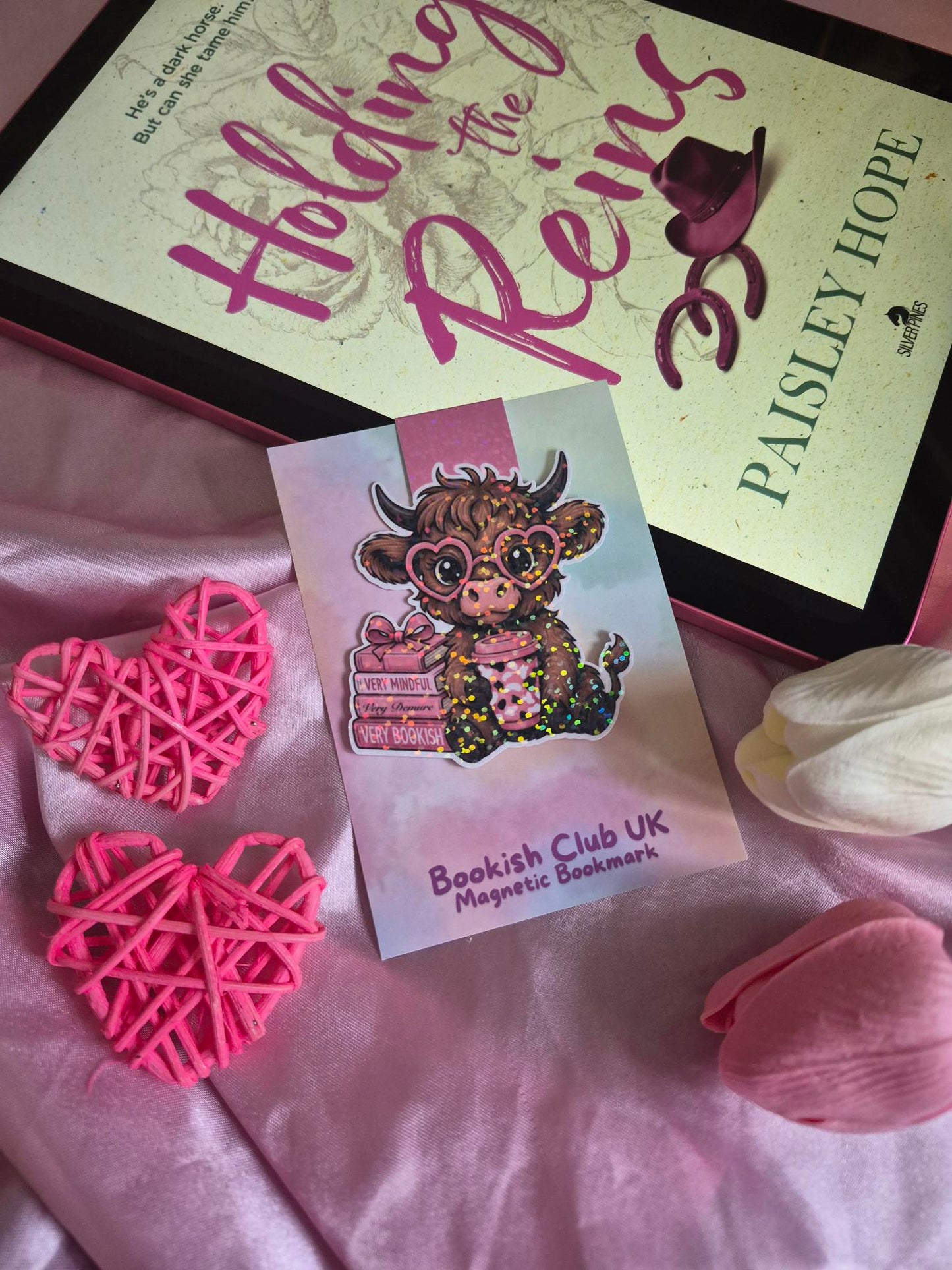 Highland Cow Very Bookish Magnetic Bookmark image 0