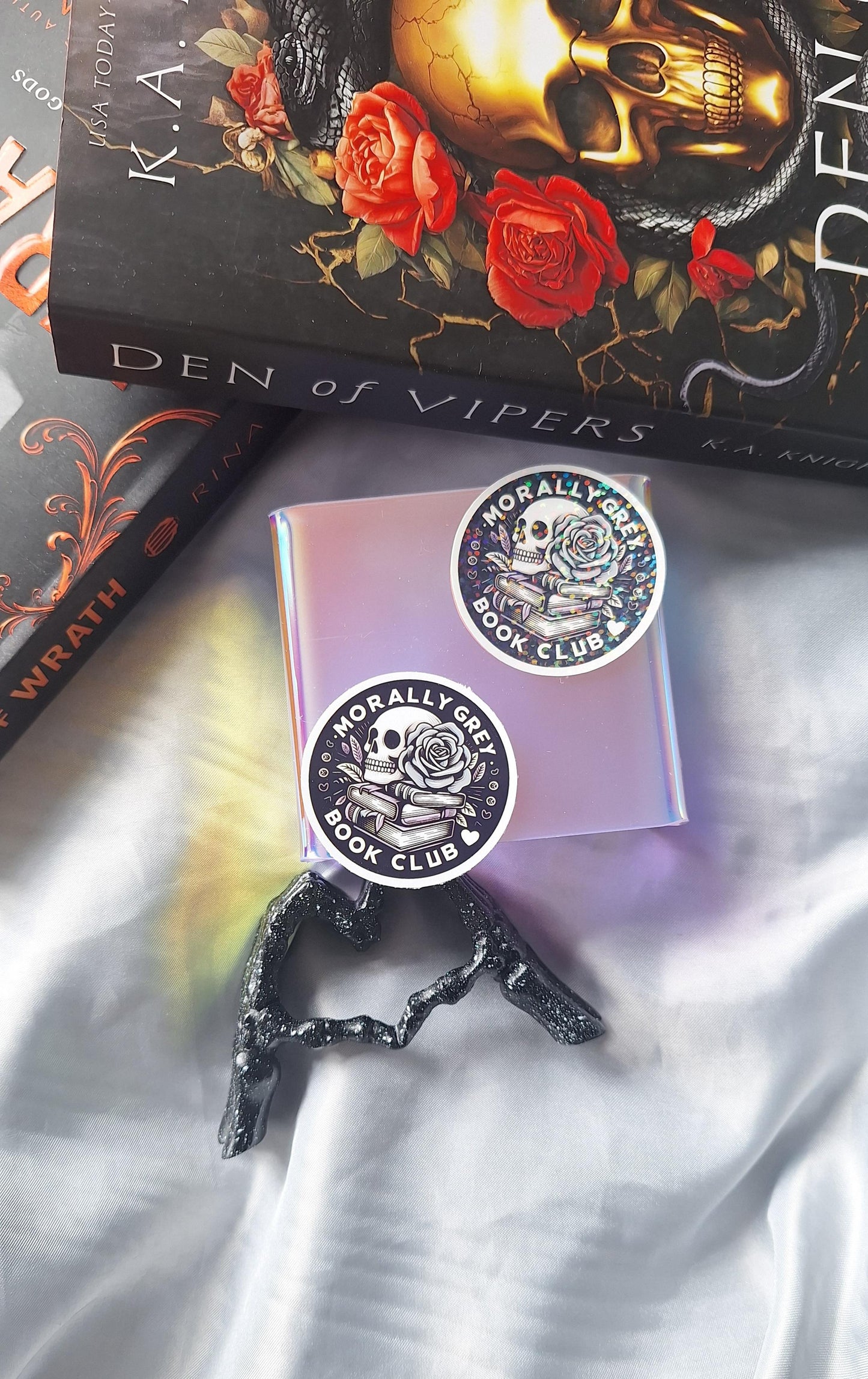 Morally Grey Book Club Sticker image 0