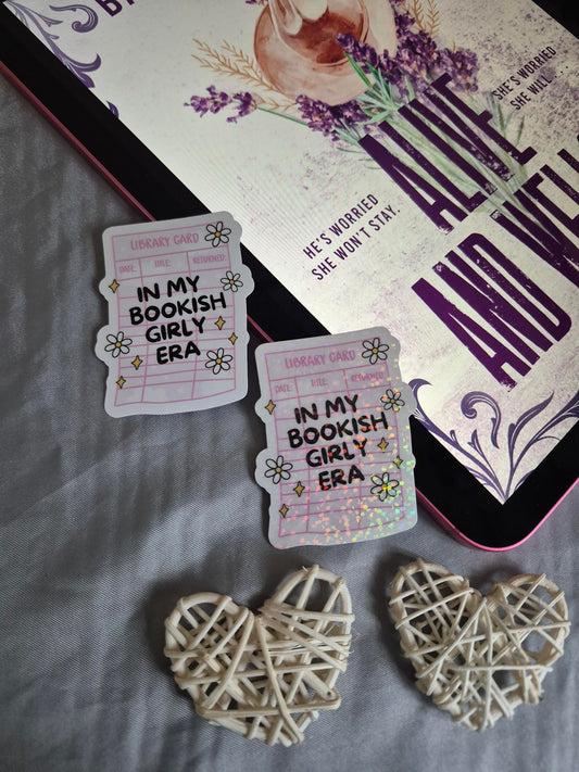In My Bookish Girly Era Sticker image 0