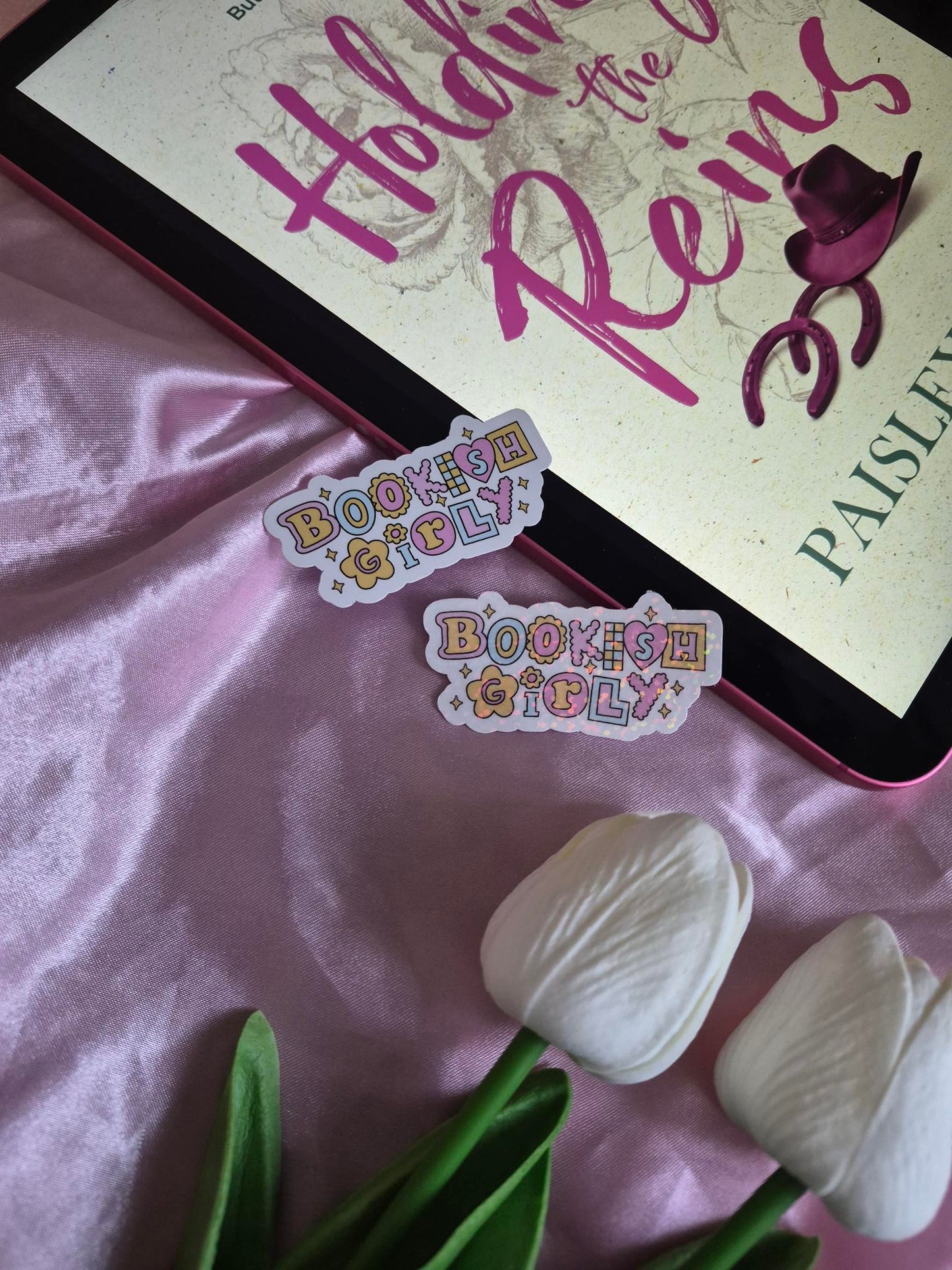 Bookish Girly Sticker image 0
