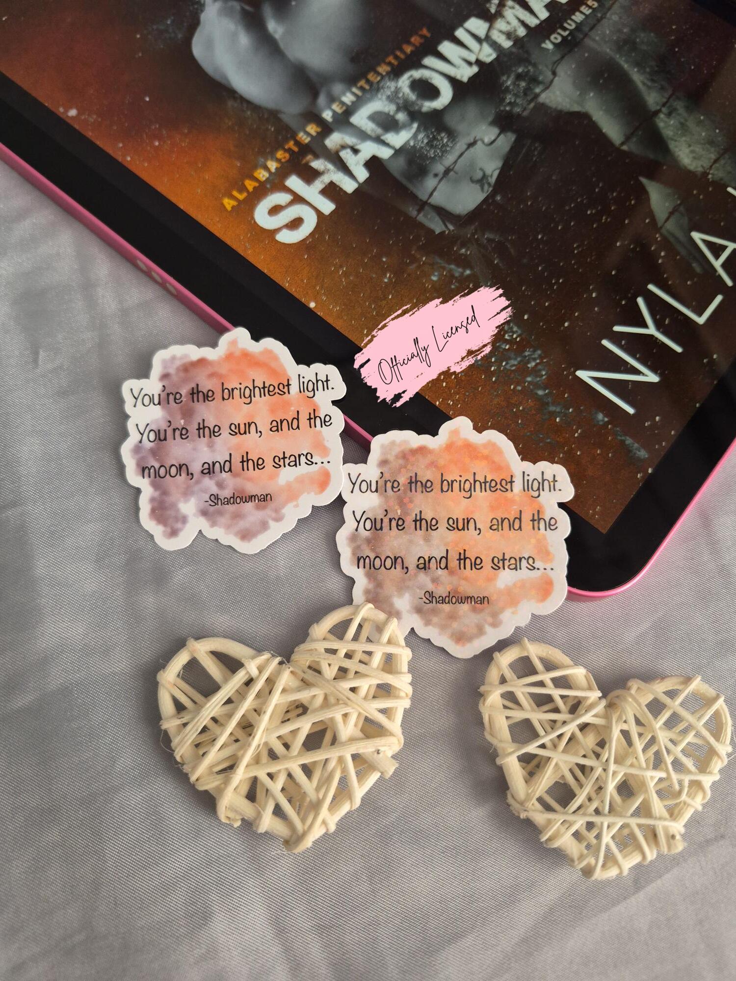 Shadowman Quote Sticker image 0